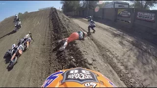 Big Crash ! Dangerboy Deegan & Huckson race the Mini Major!