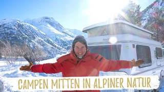 Europas höchster Winter-Campingplatz | Winter garantiert! ❄️🥰