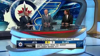 NHL Tonight:  Jets take Game 3:  Breaking down the Jets` Game 3 win over the Blues  Apr 14,  2019