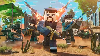 40 Players attempt to Survive a Minecraft WAR!