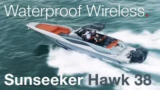 Sunseeker Hawk 38 - Waterproof Wireless Phone Charging from Scanstrut - ROKK Wireless Active 12/24V