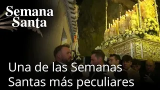 Semana Santa 2023 | Destreza de los costaleros de la Virgen de los Dolores en Setenil de las Bodegas