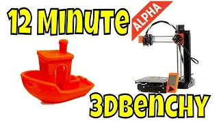 12 Minute 3DBenchy on Prusa Mini