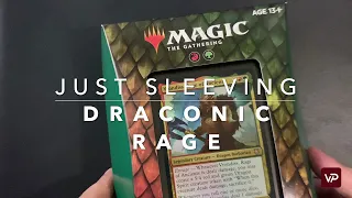 Just Sleeving: Draconic Rage Commander Precon Deck from the MTG Forgotten Realms Set