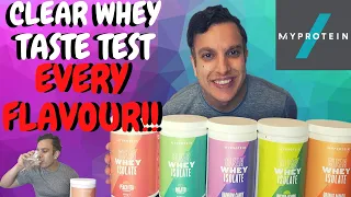 MYPROTEIN Clear Whey Isolate Review EVERY FLAVOUR
