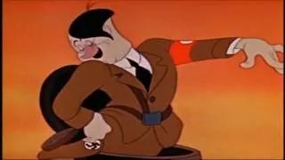 Disney Cartoon Adolf Hitler Goes to Hell (From 'Stop That Tank')