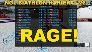 BIATHLON 2022 | POTĘŻNY RAGE! | KARIERA #22 | NOWY SEZON STARE PROBLEMY|NGL BIATHLON GAME 2022| OSLO