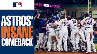 Astros come back twice, score 11 in walk-off win