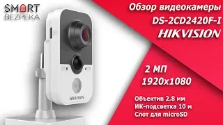 Видеокамера DS-2CD2420F-I бренда Hikvision - обзор, качество записи, и распаковка