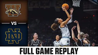 Western Michigan vs. Notre Dame Full Game Replay | 2023-24 ACC Women’s Basketball