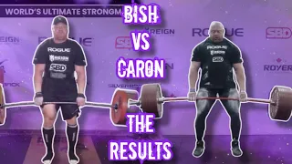 The Results | Adam Bishop vs JF Caron | 400kg Deadlift For Reps