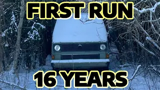 VW T3 VAN ABANDONED IN FOREST FOR 16 YEARS. WILL IT RUN?