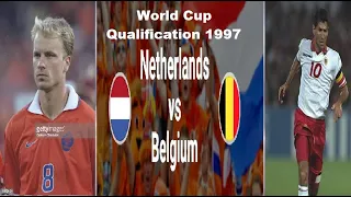 World Cup Qualification 1997 De Kuip Rotterdam NETHERLANDS 3x1 BELGIUM