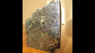 native iron Putorano - not meteorite - Fe-Ni & earth basalt - perfect mirror polished surface