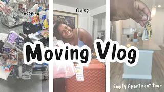 Moving Vlog Series| Empty Apartment Tour| Single Mom Moving to Houston|  Packing, Shopping, etc.