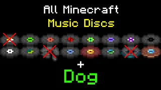 All 1.20 Minecraft Music Discs + Dog (No 5, 11, 13)