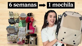 Cómo Empacar Para Un Viaje Largo Sin Documentar🎒 | Lo Que Empaqué En Mi Bolso Para 45 días En Asia