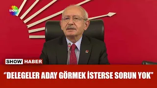 Kılıçdaroğlu'ndan ''Genel başkan adaylığı'' çıkışı