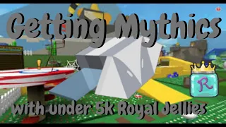 How to get Mythic Bees Super Easily! (Under 5k Royal Jelly) | Roblox Bee Swarm Simulator
