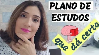 Como fazer um cronograma/ plano de estudos fácil de cumprir