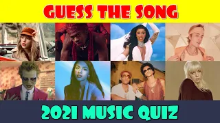 Guess the 2021 Song Music Quiz | Top 40 Songs of 2021