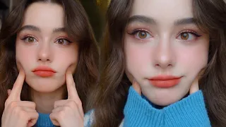 super cute & natural Christmas makeup ♡ Dasha Taran