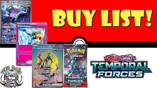 Temporal Forces Pokémon TCG Buy List! (HUGE New Pokémon TCG Set) (Buyer's Guide)