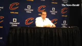 Cavs coach David Blatt talks about his admiration for Spurs coach Gregg Popovich and the San Antonio