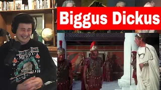 American Reacts Biggus Dickus - Monty Python's Life of Brian