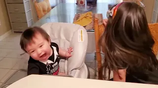 Adorable Baby Siblings Moments | Baby Awesome | Funny Baby Videos3