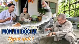 Sư cô tu một mình chiêu đãi món "Lá Mì'' độc lạ không phải ai cũng ăn được