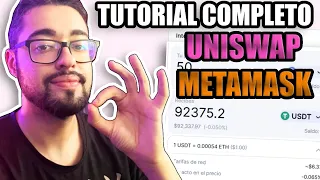 Tutorial Wallet Metamask y Uniswap COMPLETO 2023 | Como usar Uniswap con Metamask PASO a PASO