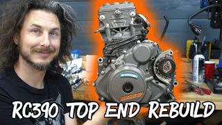 KTM RC390 Top End Rebuild