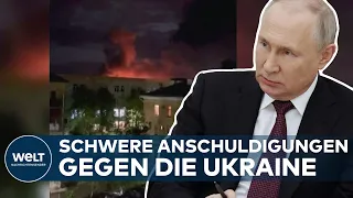 RUSSLAND UNTER BESCHUSS: Kreml meldet bisher heftigsten Drohnenangriff – Putins Truppen reagieren