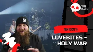 FIRST TIME EVER REACTING to LOVEBITES - Holy War [Live at Zepp DiverCity Tokyo 2020]!!