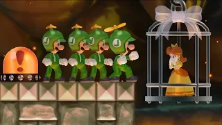 New Super Mario Bros. Wii - Multiple Luigi's wants to rescue Daisy