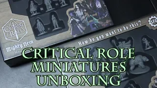 Critical Role Miniatures Unboxing