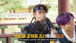 Kim Taehyung as your hilarious warrior from Joseon Dynasty - RUN BTS 145