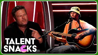 Talents with their glorious GUITARS on The Voice