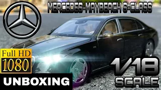 1/18 Scale Diecast Model Mercedes-Maybach W223 2021 By Almost Real Models [UNBOXING] | Jamilmariam x