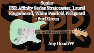 Squier FSR Affinity Stratocaster by Fender surf green