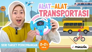 ALAT TRANSPORTASI | Belajar Nama-Nama Kendaraan, Bentuk, dan Warna