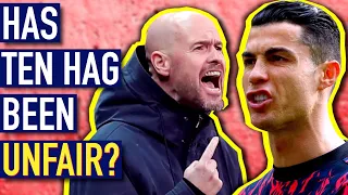 “I Don’t Respect Ten Hag”: Ten Hag Has NOT Disrespected RONALDO (Numbers Don’t Lie)