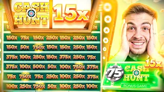 CASH HUNT HITS 15X TOP SLOT ON CRAZY TIME!!!