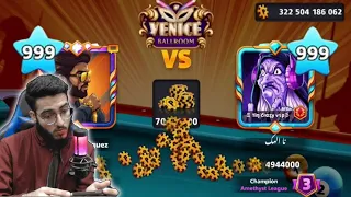 I Met 999 Level Player Again In Venice Table - 8 ball pool