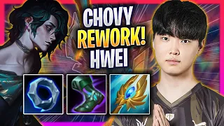 CHOVY TRIES HWEI WITH NEW REWORK! - GEN Chovy Plays Hwei MID vs Orianna! | Season 2024