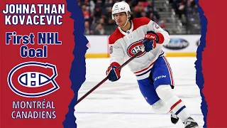 Johnathan Kovacevic #26 (Montréal Canadiens) first NHL goal Dec 6, 2022