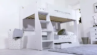 Flair Furnishings Flick Bunk Bed White