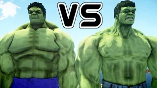 HULK VS THE INCREDIBLE HULK - EPIC BATTLE