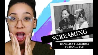 Daneliya Tuleshova & Daniil Yun - "Screaming" (Dimash Cover) | REACTION